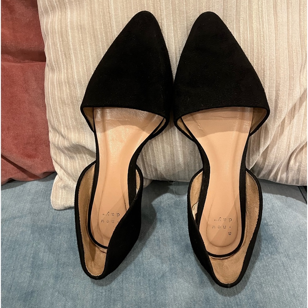 A new day black flats